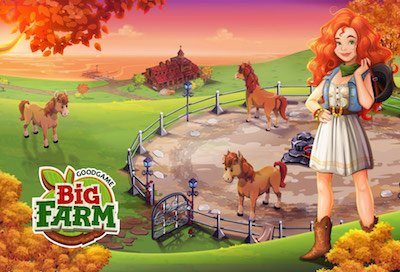 Spiele Big Farm auf deinem Smartphone oder Tablet.
